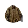 Beijie Moda Masculina 2026 Verão Novo Jaqueta Estilo Camisa Estampada Leopardo Retro de Peso Pesado Casaco de Trabalho Masculino Camisa Interna