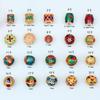 Cuentas Antiguas de Oro con Aceite Goteando Cuentas de Transferencia de Oro Arena Cuentas Sueltas Accesorios de Joyería DIY Esmalte Calado Pulsera Collar Cuentas Espaciadoras