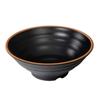 Louça Simples de Melamina Tigela para Macarrão Especial para Loja de Macarrão Tigela Comercial Preta Imitação Porcelana Plástico Cônico Tigela para Sopa Macarrão Sopa de Macarrão de Arroz