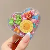 Lindo Pasador Diario para Flequillo Infantil, Herramienta Coreana para Recoger el Cabello, Pinza para el Cabello de Estilo Fresco Dopamina para Niñas, Pinza de Garra Pequeña