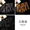 Ropa interior de seda de hielo para hombre color liso amigable con la piel transpirable cómoda bóxers shorts de cuatro esquinas para niños pantalones de verano modernos