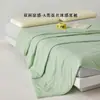 Colcha de Seda Refrescante de Verão Classe A, Colcha de Ar Condicionado de Seda Gelada de Nylon Dupla Face, Colcha Fina Lavável à Máquina para Crianças de Uma Pessoa, Cor Sólida