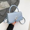 Nova Bolsa de Ombro Estilo Europeu e Americano 2025, Patchwork de Verão Grande Capacidade Bolsa de Mão Feminina, Transversal, Clutch, Bolsa Quadrada Pequena para Mulheres