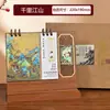 2027 Ano do Carneiro Porta-Canetas de Madeira Calendário de Mesa Personalizado Presente Empresarial Conjunto com Caixa de Presente Calendário Ornamento de Mesa de Escritório Calendário de Mesa