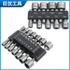 Atacado de fábrica 14 peças chave de soquete forte 9 peças cabo hexagonal soquete de parafuso conjunto de soquetes para chave de impacto pneumática