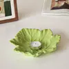 Molde de Bandeja de Folha de Bordo de Resina Epóxi Transfronteiriço Molde de Silicone para Bandeja de Armazenamento de Folhas Prato Venda por Atacado