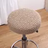 Funda para Taburete Redondo Silla Banco Cojín Redondo Pequeño Belleza Silla Giratoria Funda de Asiento Tela Universal Funda de Asiento Protección