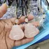 Atacado de fábrica jade afegão natural jade branco Guanyin Buda pingente de jade raiz de lótus amido Buda cor de água clara pingente Guanyin