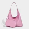 2026 Nova Bolsa Tote Retro de Ombro Único Textura Simples Bolsa Mãe-Filho Grande Capacidade Bolsa de Ombro para o Dia a Dia