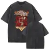 2025 Estilo Nuevo Lavado Vintage Banda de Rock Korn Falling Away from Me Camiseta Algodón