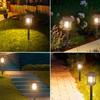 Lámpara Solar Impermeable Jardín Pasarela Tungsteno Césped Lámpara de Suelo Exterior Atmósfera Lámpara de Camino Exterior Lámpara de Patio