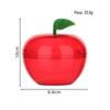 Nova série de cores transparentes formato de fruta caixa de doces presente de lua cheia de bebê caixa de armazenamento de doces material plástico atacado