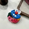 Diadema de Banda para el Cabello Trenzada de Color de Personaje de Dibujos Animados Diadema para Mujer Banda Elástica Alta Cuerda para Cola de Caballo Alta Banda de Goma Bola de Goma para Atar Adorno para la Cabeza