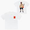 Scott Travis Scott Joint Burger e Batatas Fritas Rap Hip-Hop Estilo Chi Hop Europeu e Americano Marca da Moda Camiseta