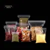 Pe transparente auto-selante saco de vedação plástico engrossado saco de vedação à prova de poeira saco de embalagem de roupas de alimentos saco de embalagem de joias saco de embalagem