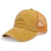 Chapéu Primavera e Verão Algodão Lavado Jeans Tela Boné Masculino Estilo Coreano Moda Fino Respirável Proteção Solar Sombra Praia Boné de Baseball