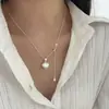 Colar Puxador Coração em Prata de Lei s925 para Mulheres Luxo Leve High-End Versátil Corrente para Suéter Outono/Inverno Fornecimento Direto da Fábrica Lote Misto