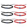 Pulsera para Pareja Tejida a Mano Ojo Turco Demonio Europeo y Americano Pulsera Ojo Azul Pulsera de la Suerte Mejor Amigo