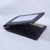 Fábrica de origen Cartera multifuncional para hombre con patrón de cuero Crazy Horse Porta tarjetas RFID Cepillo antirrobo Múltiples ranuras para tarjetas Porta tarjetas de belleza