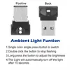 Venda Direta da Fábrica Luz de Atmosfera USB para Carro Novo Luz Decorativa LED Multicolorida para Carro