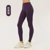 Calça Yoga Feminina de Fleece Fino, Sem Costura Cintura Alta Controle de Barriga Levanta Bumbum Fitness Calça Longa, Outono/Inverno Aconchegante Engrossada Calça Esportiva Justa