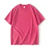 Camiseta de Manga Corta para Hombre Transfronteriza, Ropa de Moda para Hombre, Estilo Americano Holgada de Algodón Puro Resistente, Ropa para Hombre de Marca de Alta Gama Moderna, Camiseta de Cuello Redondo
