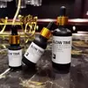 Botella de Aceite Esencial Negra Mate, Botella Gotero de Plástico Opaca a la Luz, Botella Dispensadora de Líquido de Esencia, Botella de Muestra, Botella de Empaque Cosmético