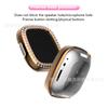 Funda Protectora Adecuada para Fitbit Versa3/Sense, Nueva, Inteligente, de Doble Fila, con Diamantes Brillantes