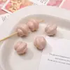 Color Macarrón Cuentas Acrílicas de Helado Llavero Colgante Hecho a Mano Accesorios Cadena para Teléfono Móvil Material
