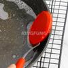 Cepillo para Lavar Platos de Cocina con Mango Largo, Cepillo de Silicona para Ollas Doméstico, Cepillo de Limpieza de Aceite Antiadherente, No Daña las Ollas, Limpieza del Hogar Ecológica
