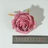 Cabezas de Flores de Rosa Hechas a Mano DIY de 7 cm, Flores de Rosa Simuladas, Decoración de Ramillete, Ramo, Decoración de Lugar de Boda
