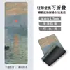 Antideslizante 1.5mm Plegable Agradable a la Piel Gamuza Caucho Cuerda para Saltar Esterilla de Fitness Yoga Esterilla Profesional Plegable