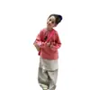 Conjunto de Moletom do Mickey Mouse para Crianças 2026 Menina Coreana Estiloso Solto Moda Desenho Animado Blusa Calça de Bolinhas Tendência