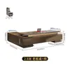 Conjunto de Mesa e Cadeira de Escritório Luxo Leve, Mesa de Computador Simples Moderna para Gerente Executivo, Mesa Executiva