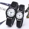 Charon Xapwv Novo Relógio de Casal com Pulseira de Aço e Óleo Branco e Preto Moda Masculina Relógio Feminino Atacado Fornecimento Direto da Fábrica