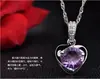 Moda coreana elegante collar de imitación de plata colgante de circón cadena para la clavícula de mujer accesorios joyería de regalo venta al por mayor