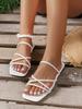Chinelos Birkenstock Retrô para Mulheres para Uso no Verão 2026 Novos Chinelos de Verão Transfronteiriços Sandálias Brancas Sapatilhas