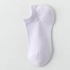 Calcetines de verano para mujer, transpirables, absorbentes del sudor, de malla, para barco, para estudiantes, de color liso