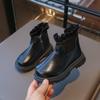Botines Martin para Niñas 2025 Otoño Nuevo Estilo Botines Cortos de Punto de Princesa Moda con Volantes Botas Infantiles