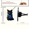 Lindo Clip de Perfume para Ventilación de Coche de Gato Gatito Acrílico Decoración de Coche Accesorio de Interior Adorno de Fragancia
