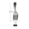 Wow Acero Inoxidable 304 Cucharilla de Té Mango Corto Medición Cuchara Redonda Pequeña Creativa Adecuada para Niños Cuchara para Helado Granos de Café Postre