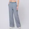 Calça Cruzada deusa Casual Calça de Yoga Feminina Cintura Alta Esportiva Perna Reta Fina Leve Emagrecedora Solta Secagem Rápida Feminina Primavera Verão Longa
