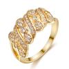 Anillo de circonita con lazo elegante para mujer, joyería de Oriente Medio con personalidad de moda transfronteriza, venta al por mayor