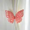 Hebilla de Cortina Nudo de Mariposa Hueco Exquisita Sensación de Alta Gama Habitación Dormitorio Corazón de Niña Decoración Sanadora Clip para Cortina del Hogar