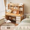Escritorio para computadora Tocador Integrado Dormitorio Escritorio Simple Moderno Mesa de Maquillaje Dos en Uno Nuevo Estilo Crema Gabinete de Maquillaje