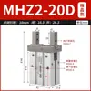 Pinça Pneumática de Cilindro de Dedo Paralela Tipo SMC mhz2/MHZL2/-10D 16D 20D 25D 32D 40S