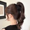 Accesorio para el Cabello Semirecogido Estilo Nuevo 2026: Pinza de Plátano de Malla, Pinza de Garra Francesa con Lazo Negro, Pinza para el Cabello de Lunares para la Parte Posterior de la Cabeza