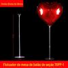 Bola de ondas filme de alumínio bola de atmosfera mesa flutuante 1 bola haste transparente sala de casamento decoração de cena de layout mesa de casamento guia de caminho flutuante
