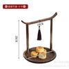 Nova Bandeja de Frutas Secas Estilo Chinês Estilo Antigo com Tampa para Chá da Tarde em Casa Armazenamento com Compartimentos Multicamadas Caixa de Frutas Secas Bandeja de Armazenamento de Lanches
