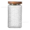 Amazon Frasco de Vidrio Transparente Sellado Frasco de Almacenamiento Frutas Secas Cereales Frasco para Té Café Frasco Sellado